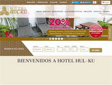 Tablet Screenshot of hotelhulku.com